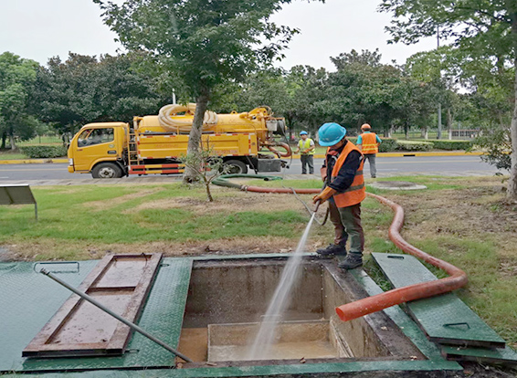 田家庵化油池清理